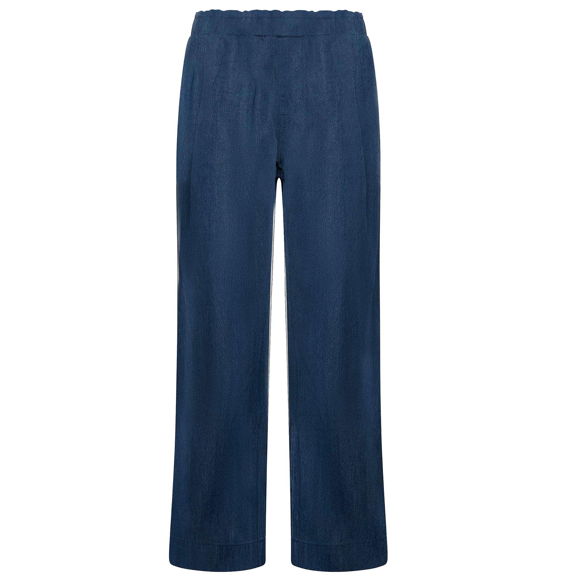 Spodnie Deha Spodnie Pleatowane Z Lyocell Denim Damskie