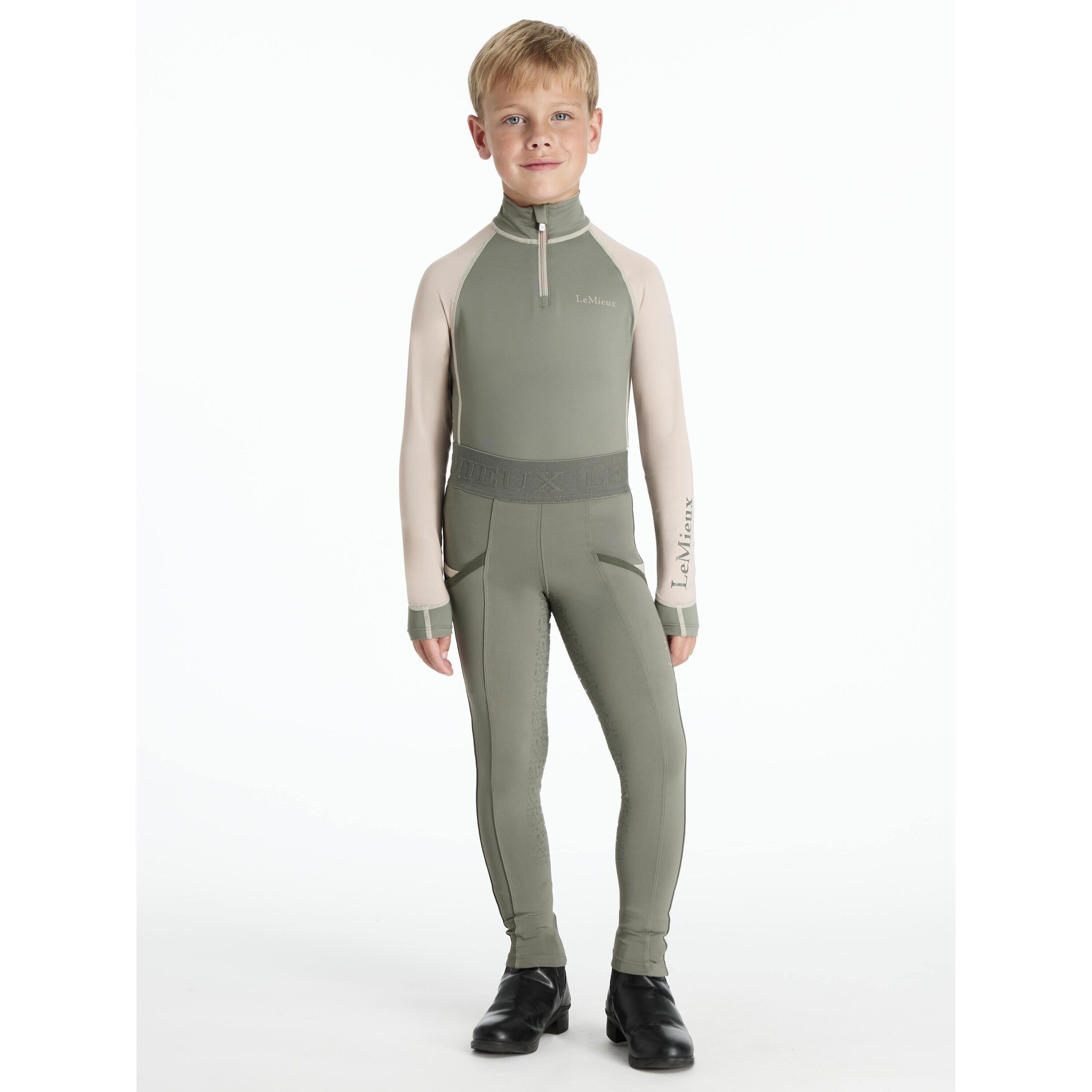 Paardrijshirt met lange mouwen mini kind LeMieux 3/7