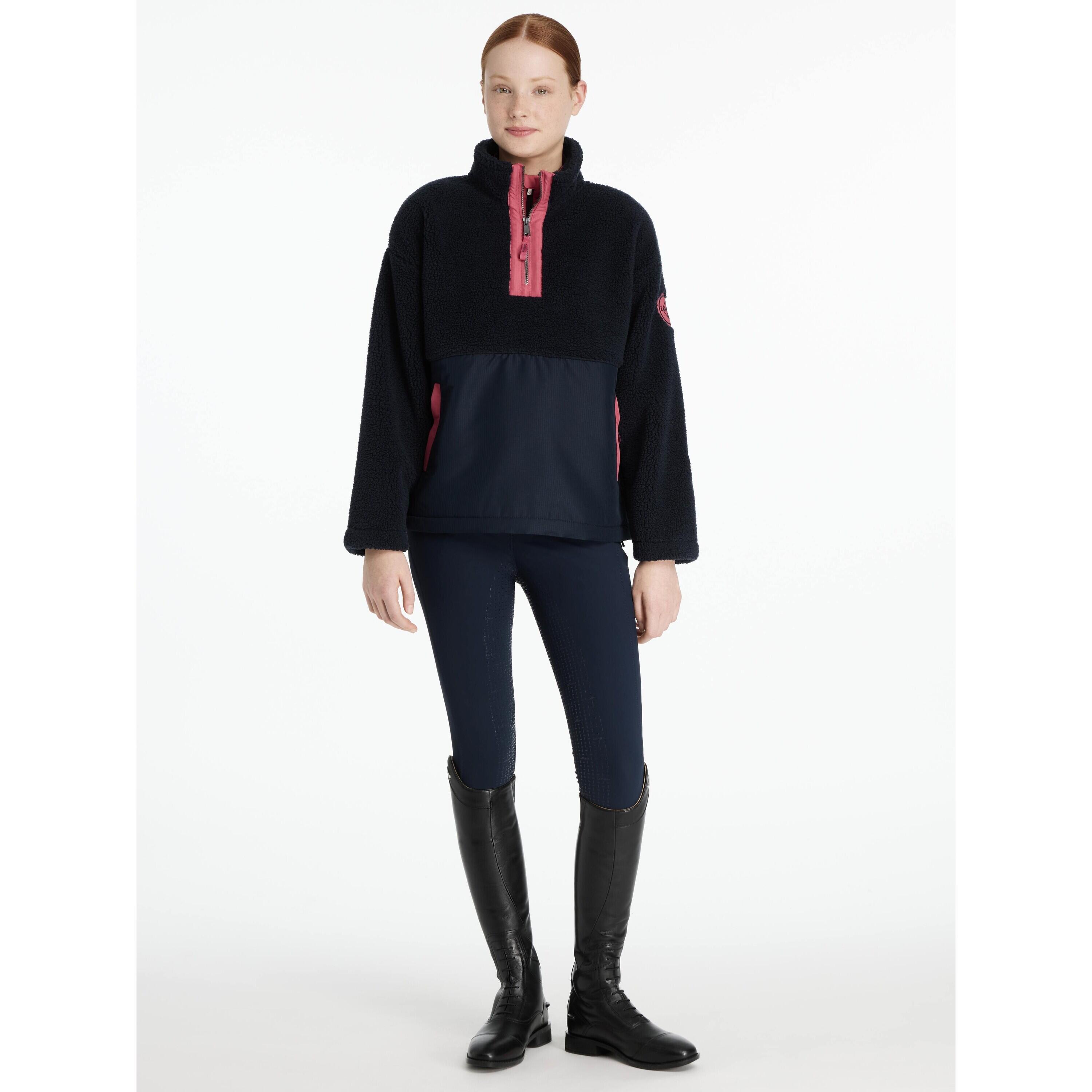 Kinder-Fleecejacke mit Reißverschluss LeMieux Tammy Teddy 3/5
