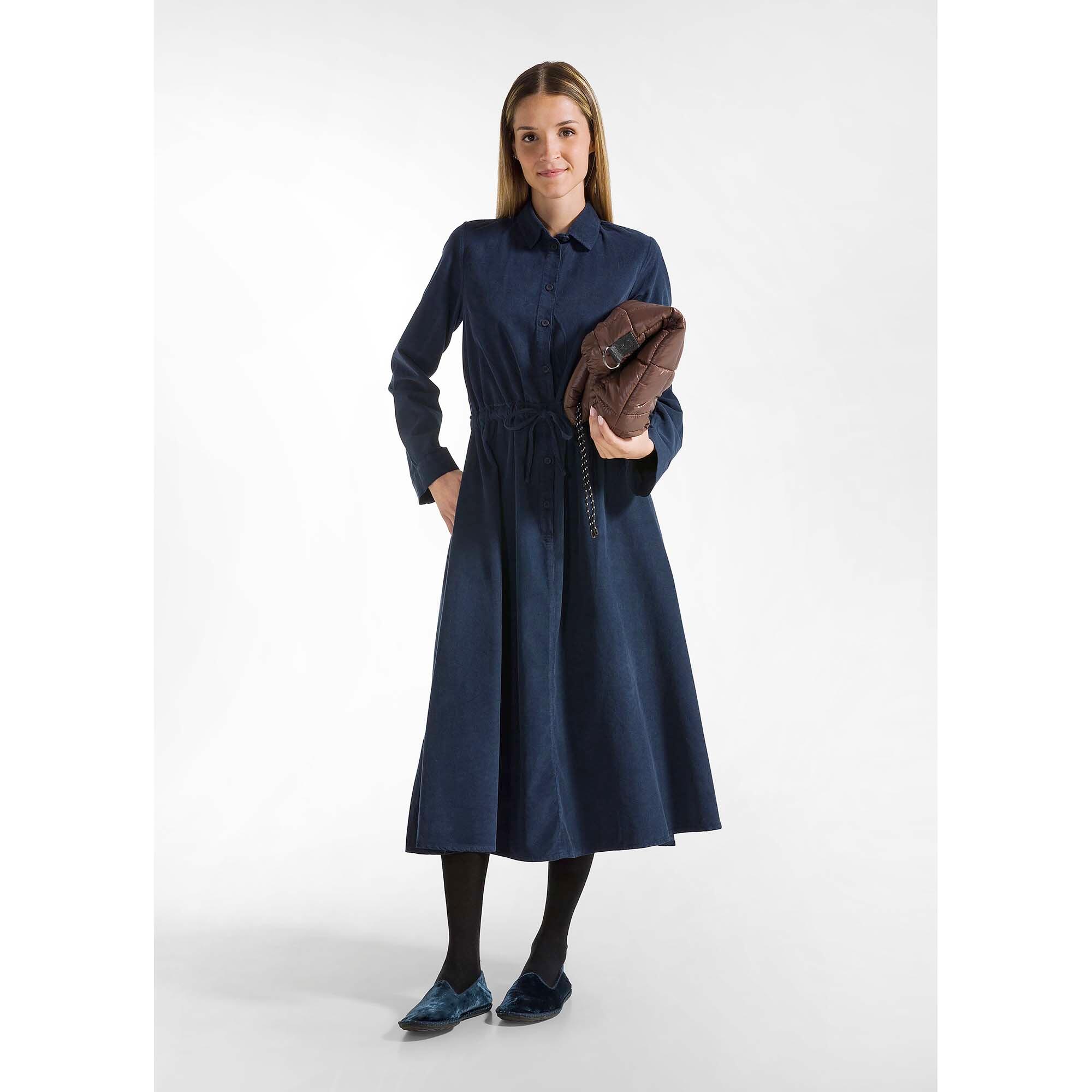 Vestido Largo De Pana Ligera Deha Mujer 2/5