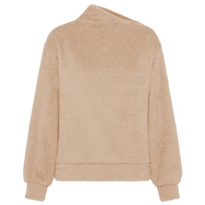 Felpa Deha High Neck Fluffy Sweatshirt Donna