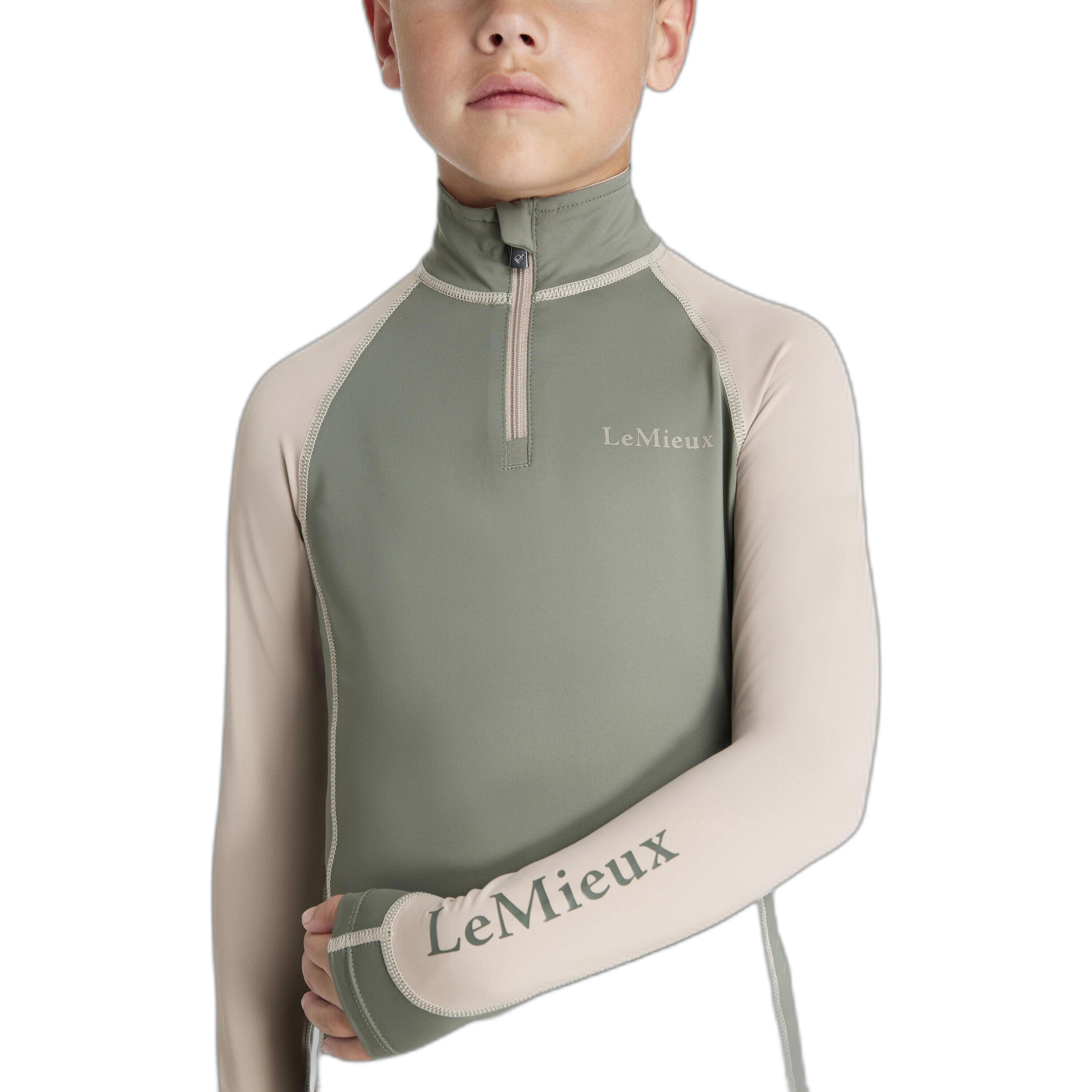 Paardrijshirt met lange mouwen mini kind LeMieux 7/7
