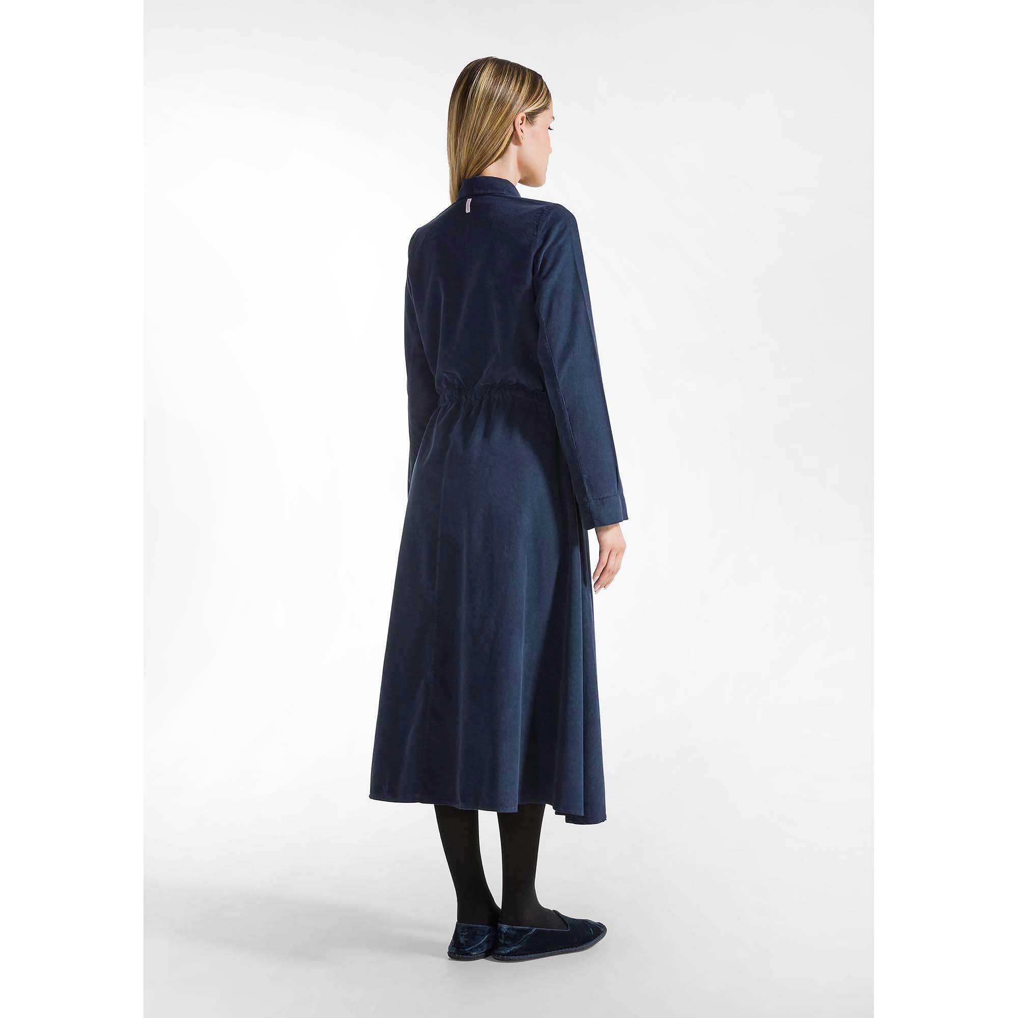 Vestido Largo De Pana Ligera Deha Mujer 4/5