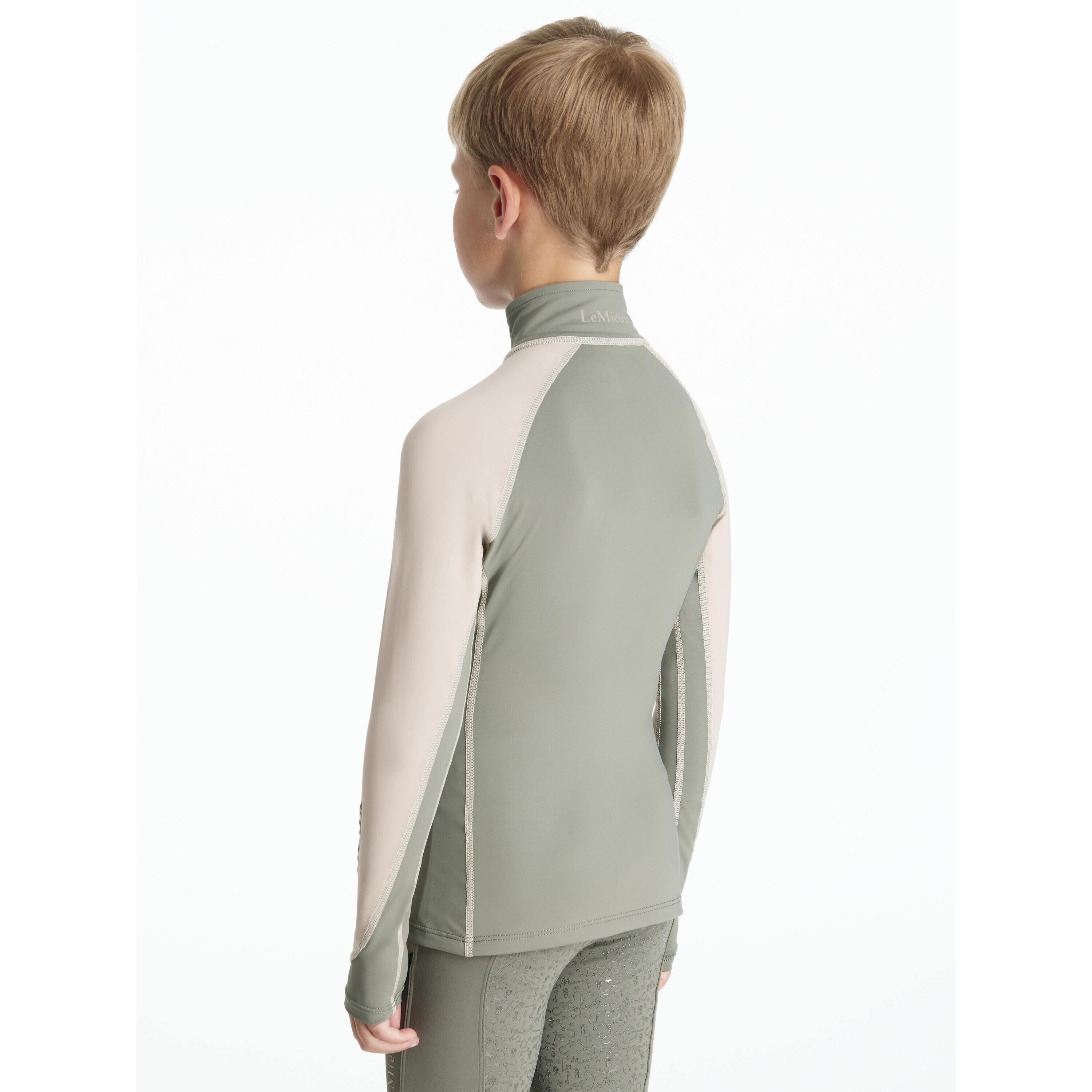 Paardrijshirt met lange mouwen mini kind LeMieux 4/7