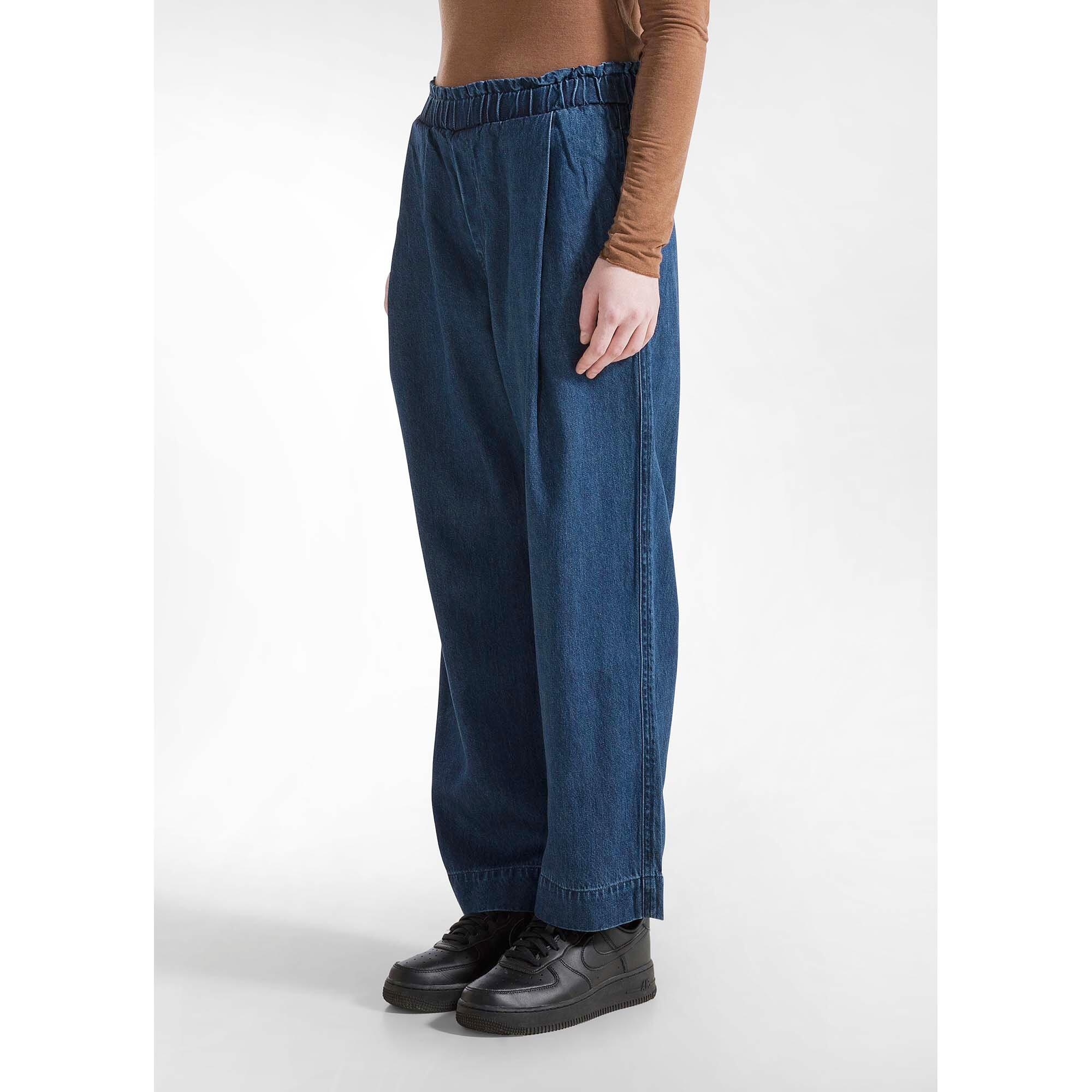 Pantalons Deha Pantalon En Denim Lyocell À Plis Femme 3/5