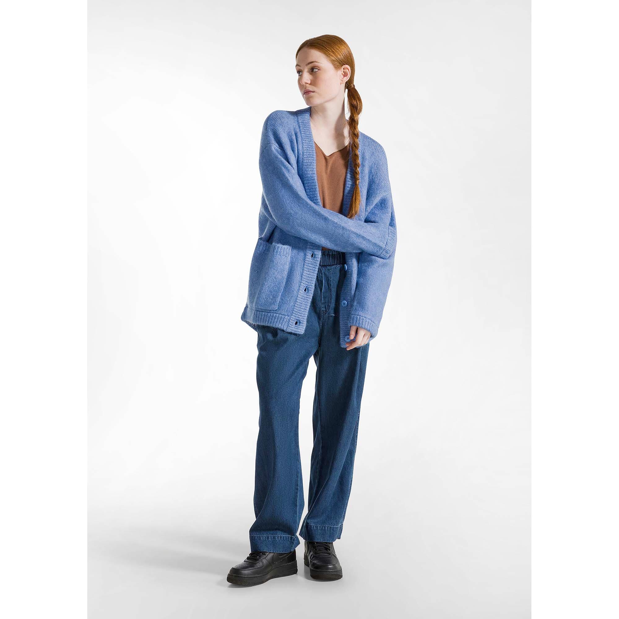 Pantalons Deha Pantalon En Denim Lyocell À Plis Femme 2/5