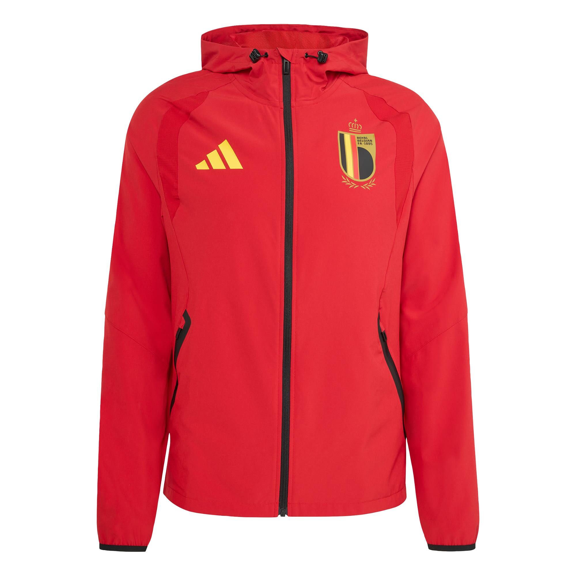 ADIDAS Belgien Tiro Tech Windbreaker mit durchgehendem Reißverschluss