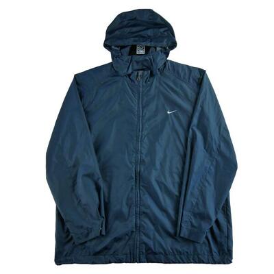 Tweedehands - heren navy parka - zeer goede staat