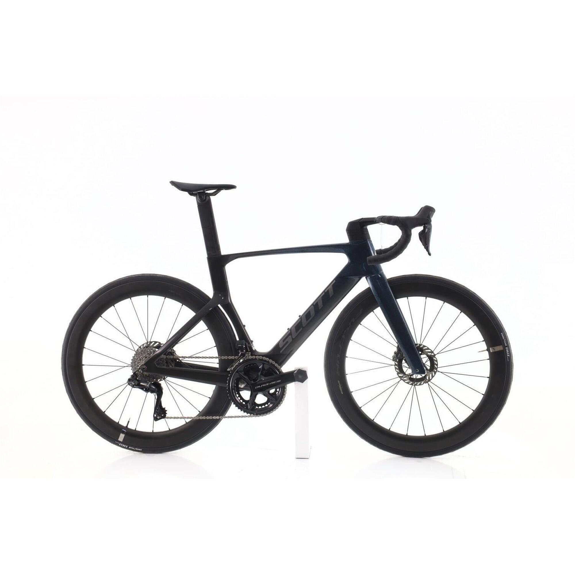 Scott - Vélo De Route Reconditionné ·  Foil Rc Pro Di2 12v · Très Bon État - Vélo Route - Bleu - 52 - Decathlon