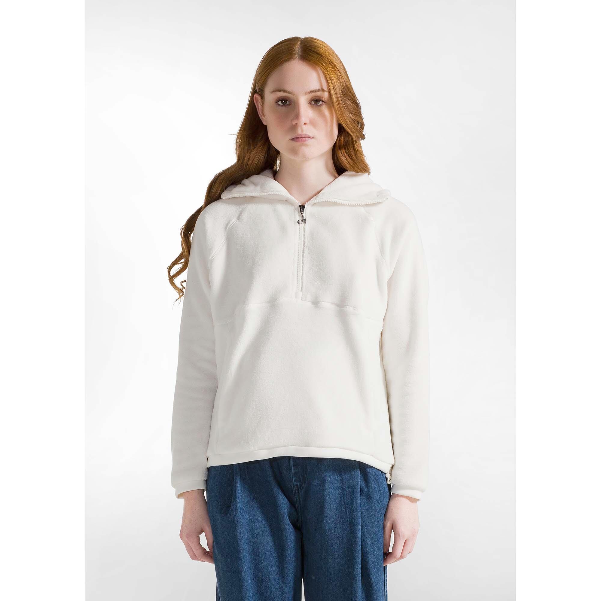 Sweats Deha Polar Fleece Half-Zip Hoodie Femme 2/5