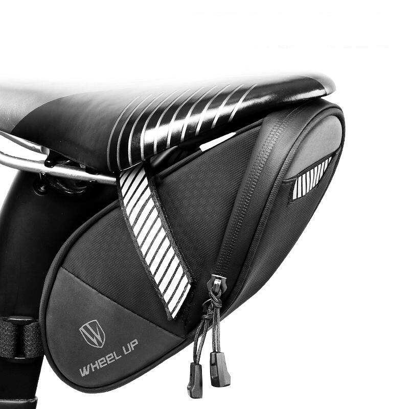 Wheel Up - Wheel Up C16 Sac De Selle/queue De Vélo Étanche - Taille S - Sacoche Selle Vélo - Noir - Decathlon