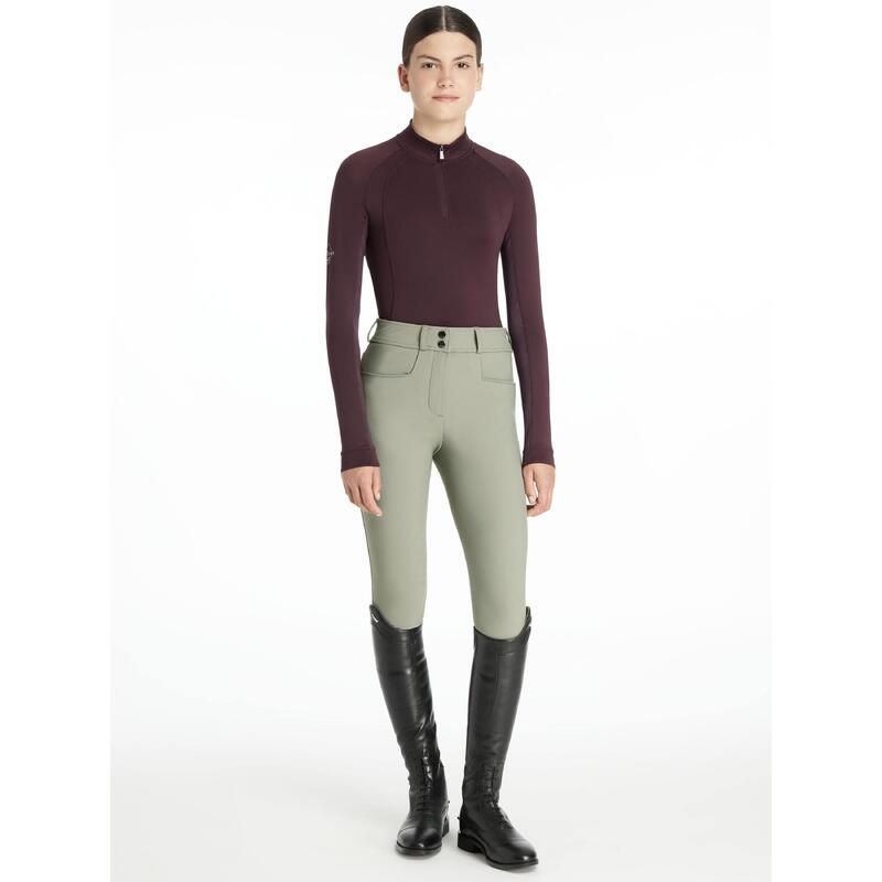 Chemise soleil équitation manches longues fille XL blanche