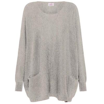 Maglione deha wooly blend losse trui vrouwen