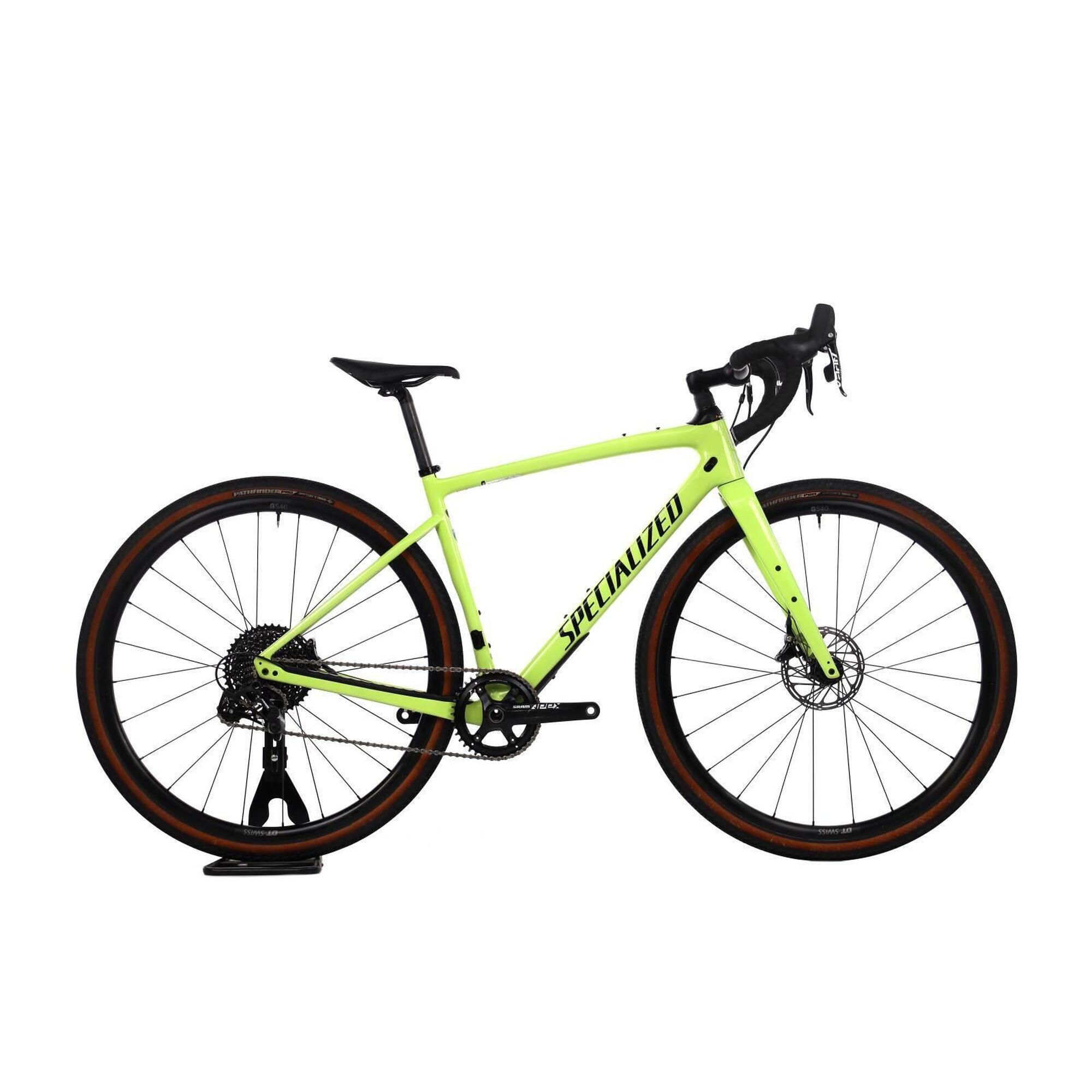 Specialized - Reconditionné - Gravel - Specialized Diverge - 54 - Tres Bon - Vélo Gravel - Vert - 54 - Decathlon