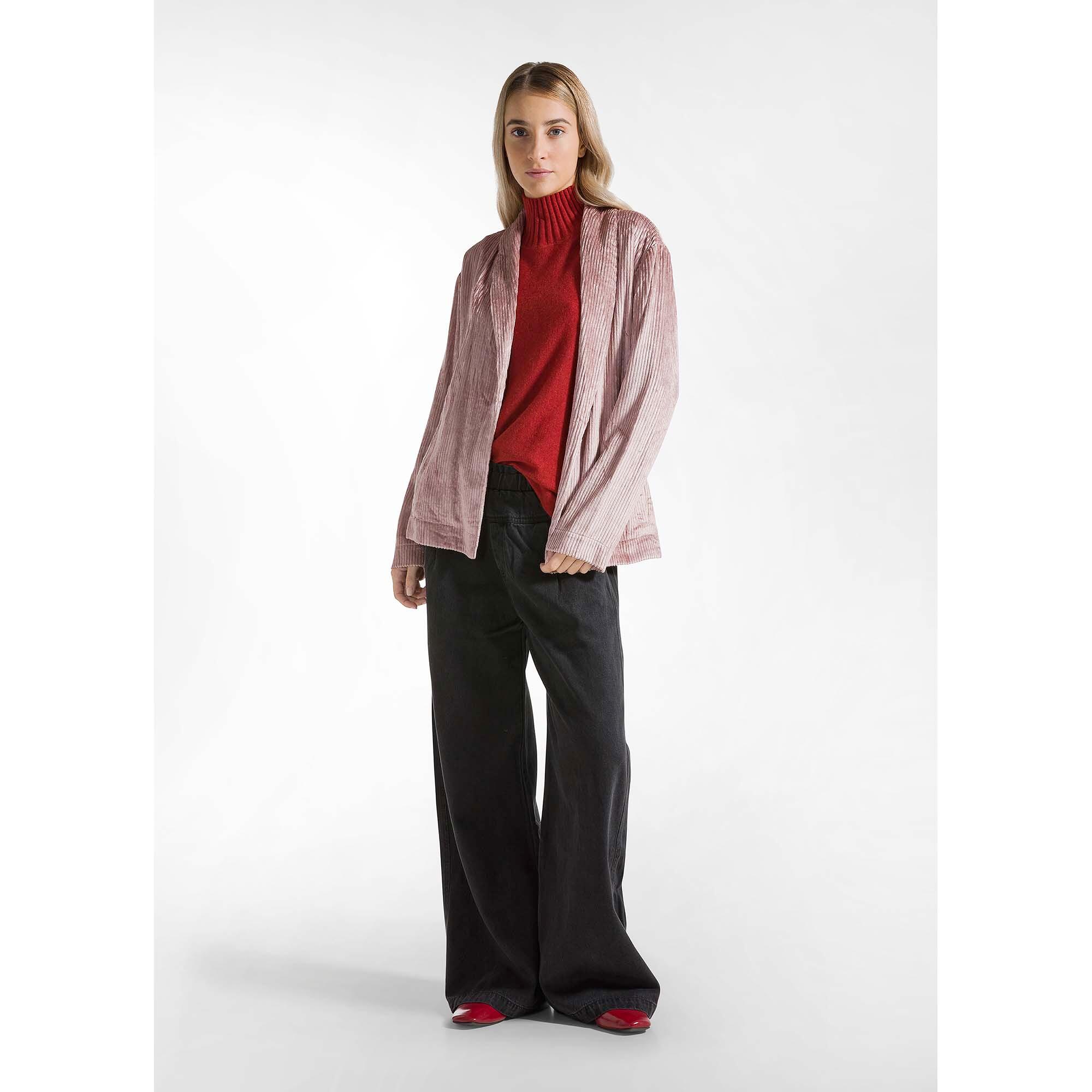 Chaqueta Deha Viscose Velvet Blazer Mujer 5/5