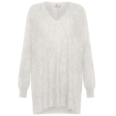 Deha wooly blend trui met v-hals vrouwen
