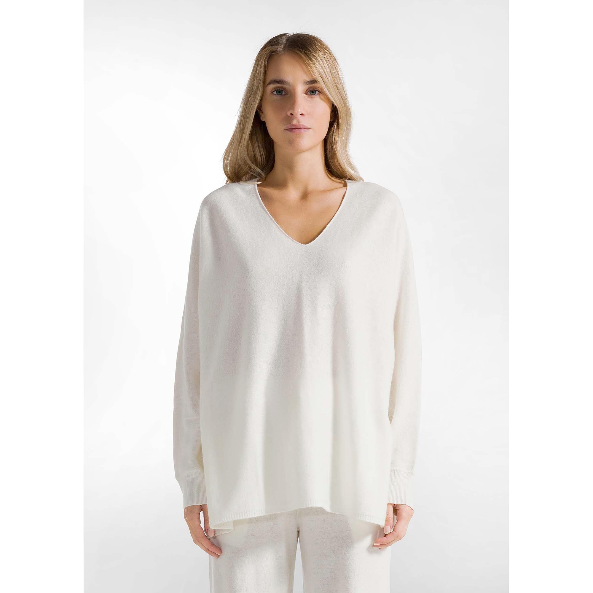 Pull Deha Wooly Blend Col V Femme 2/5