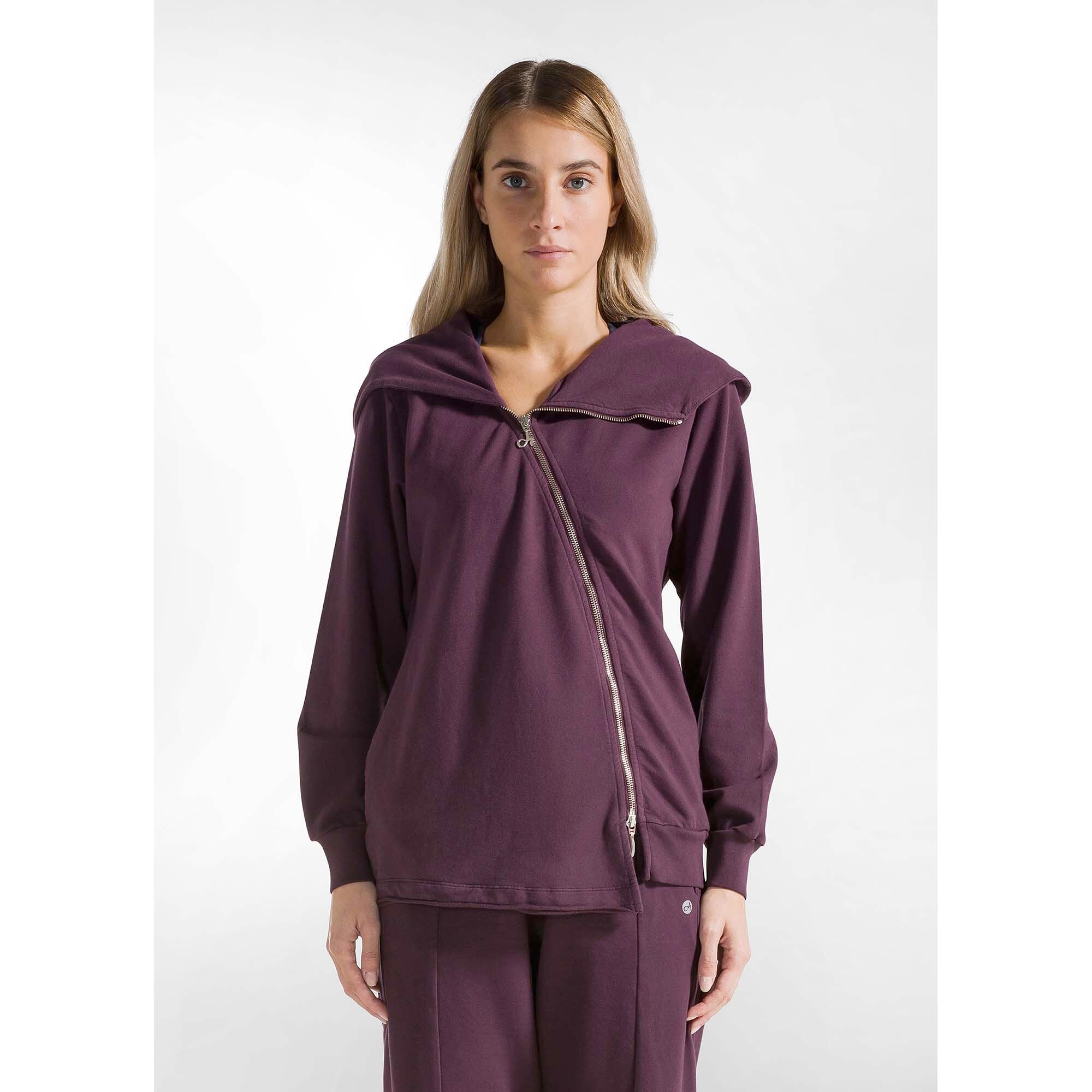 Sweatshirt Deha Sweat Biker En Coton Biologique Femme 2/5