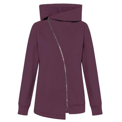 Felpa Deha Organic Cotton Biker Hoodie Donna