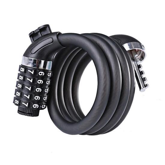 Lucchetto bici/MTB WHEEL UP con codice cavo acciaio (12 m)