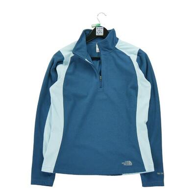 Tweedehands - dames tnf blauwe fleece pullover - zeer goede staat
