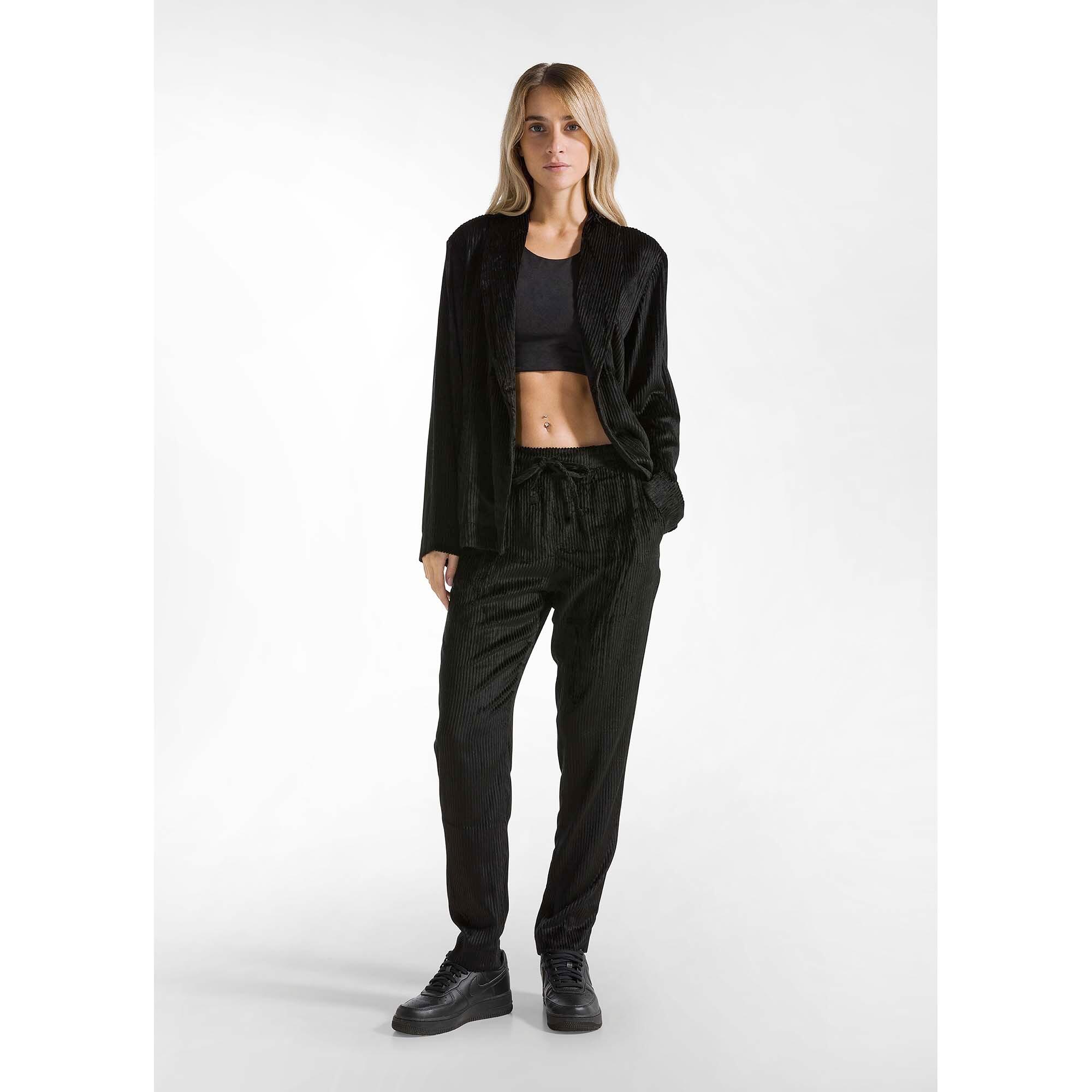 Pantalones Deha Soft Viscose Corduroy Straight Pants Mujer 2/5
