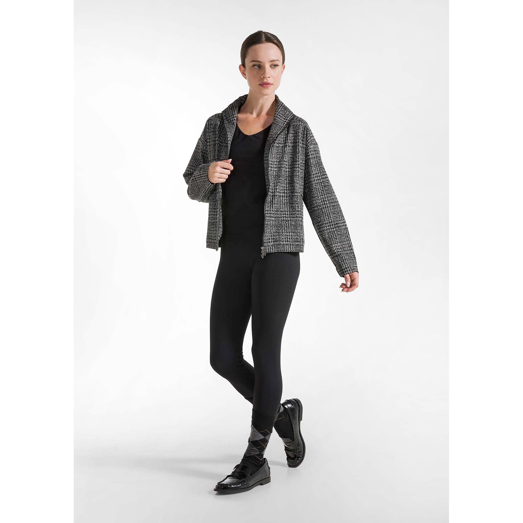 Casaco Deha Check Jacquard Full-Zip Jacket Mulher 5/5