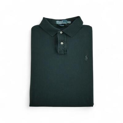 Tweedehands - korte mouw heren polo zwart - zeer goede staat