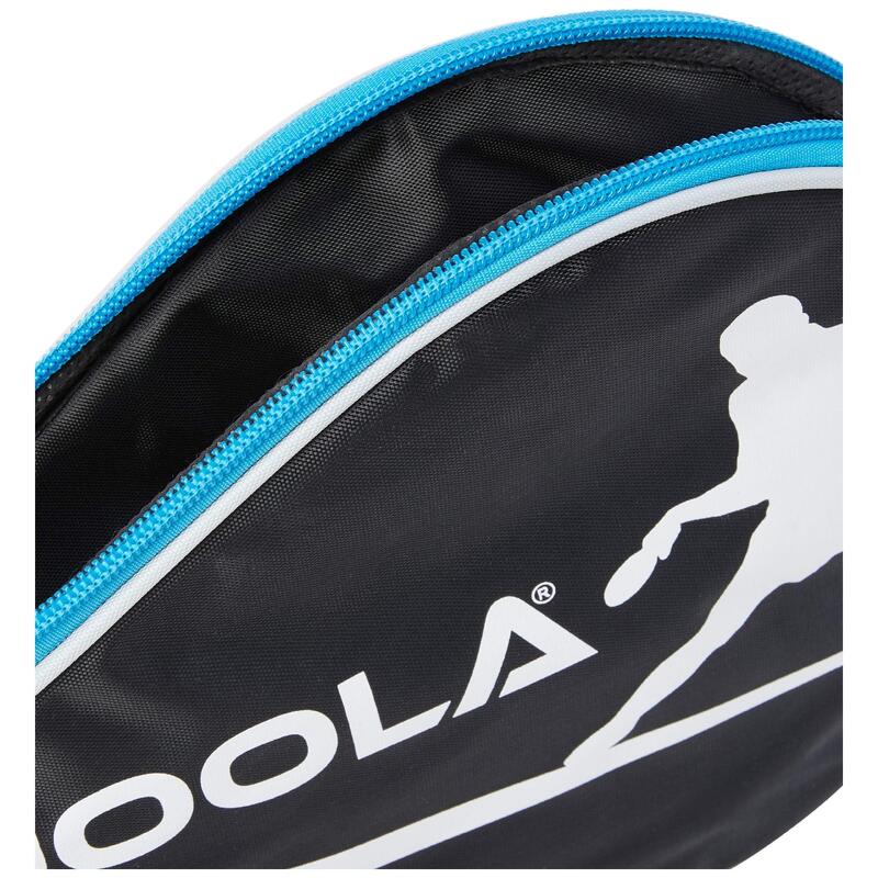 Husă paletă Joola Pocket, negru-albastru/negru-verde, dimensiune universală.