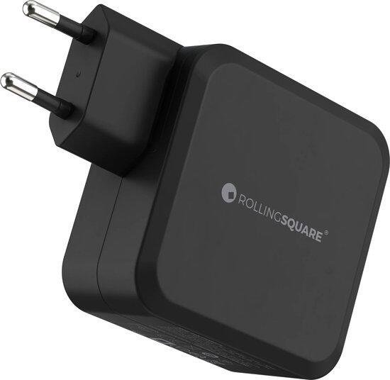 Chargeur GaN 100W - 2x port USB-C - technologie GaN - charge 2 téléphones