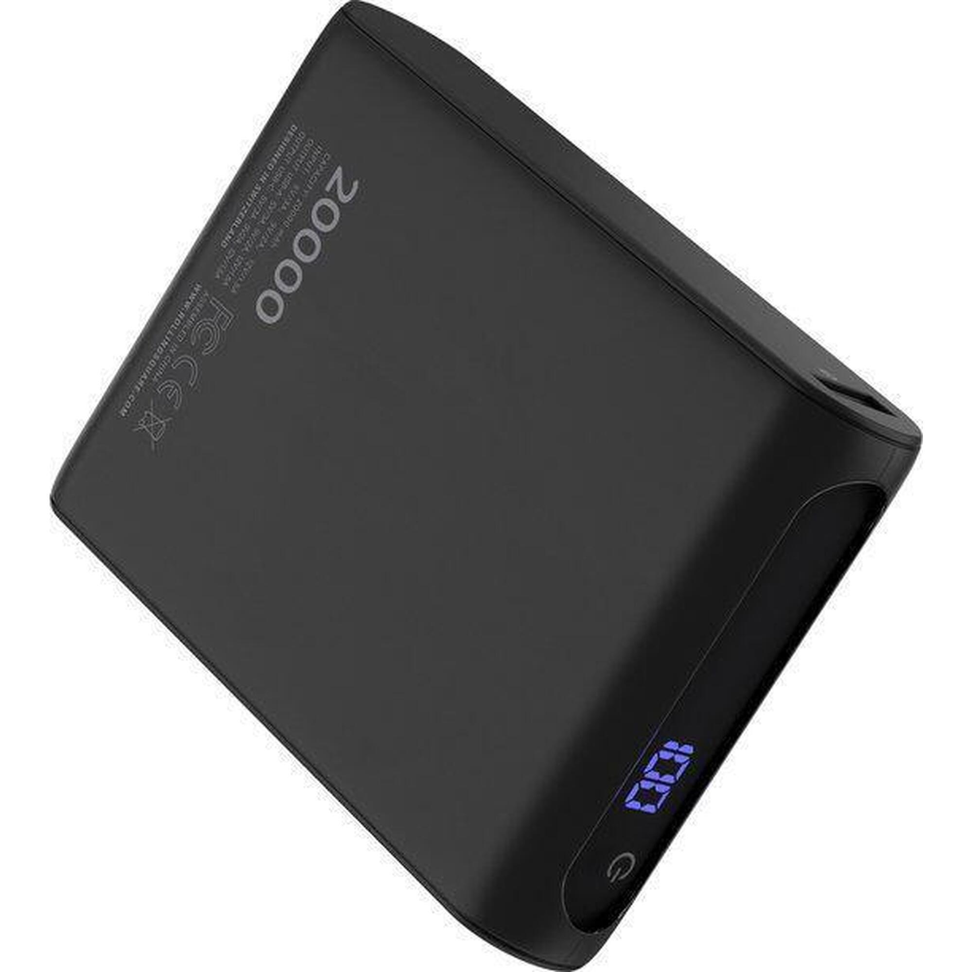 Rollingsquare - Powerbank 20000 Mah - Entrée Usb-c Et Usb-a - Quick Charge Usb 3.0 - Charge - Batterie Externe - Noir - Taille Unique - Decathlon