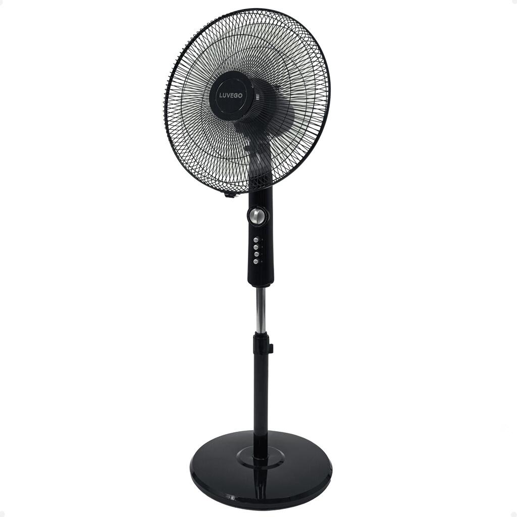 Tripod Fan - Remote Control - TImer - Black