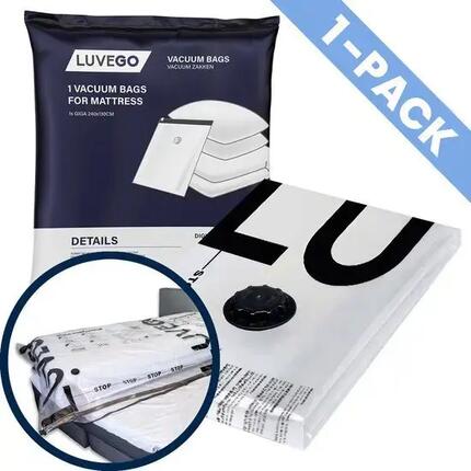 1-Pack Worek próżniowy na materac - wielokrotnego użytku - odporny na rozdarcia