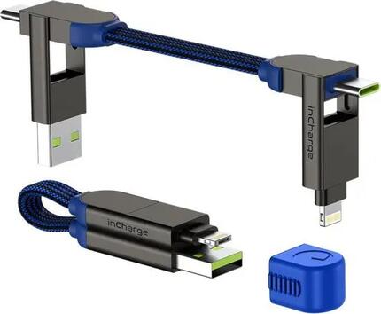 Uniwersalny kabel do iPhone'a, Androida Rolling Square inCharge X USB C