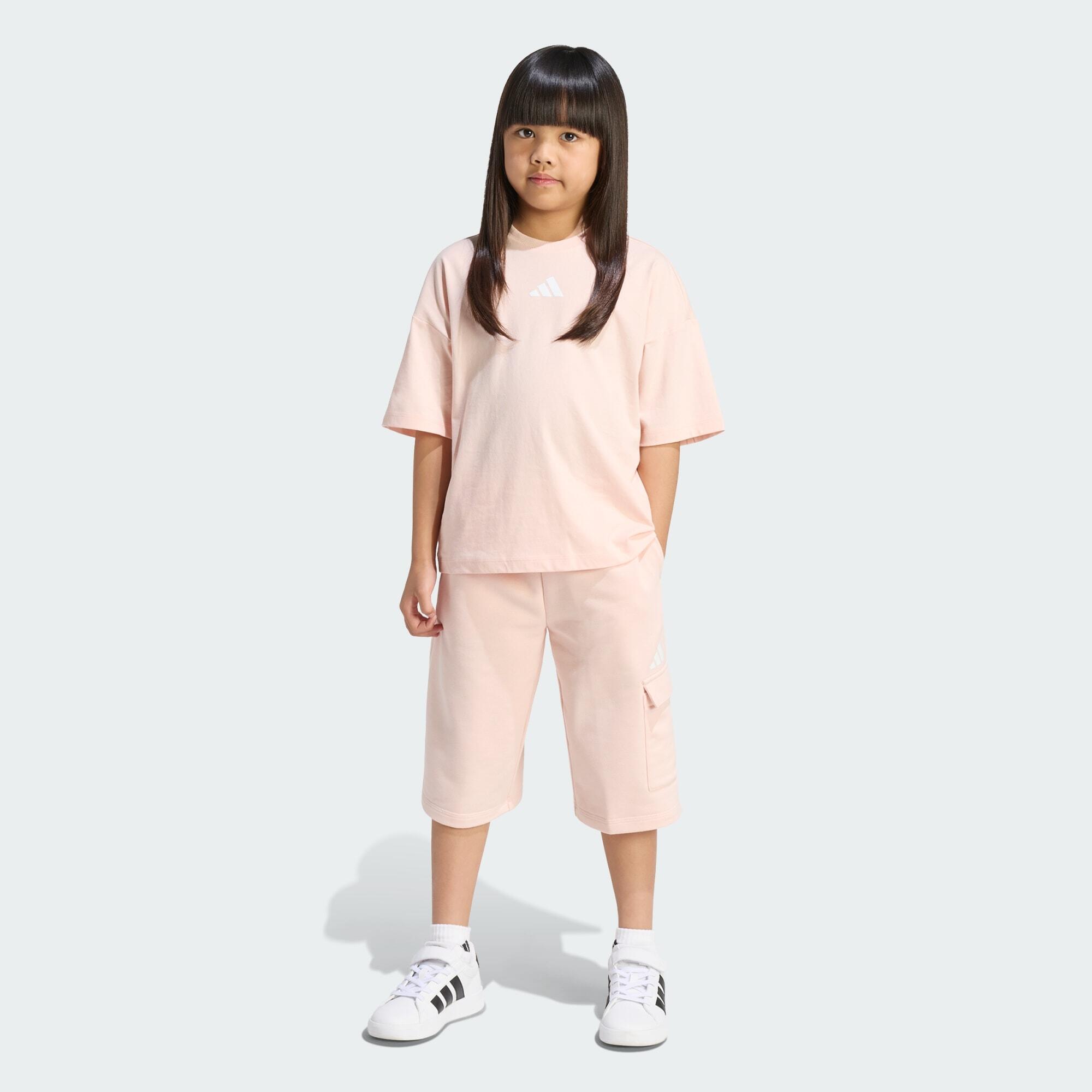 Adidas - Ensemble T-shirt Tiro_nster - Survêtement - Blanc|rose -  3 À 4 Ans - Decathlon