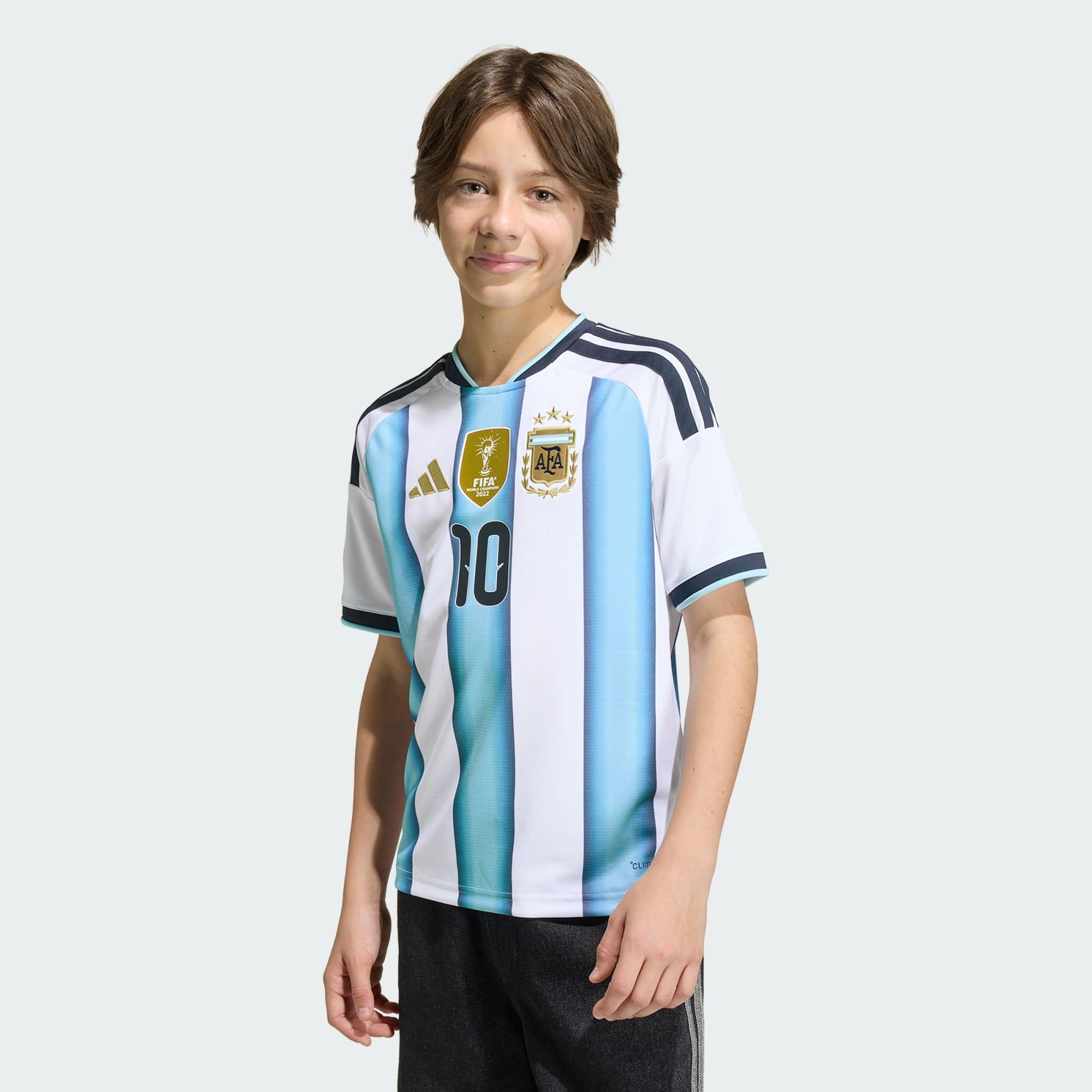 Argentinien 26 Kids Messi Heimtrikot 3/7