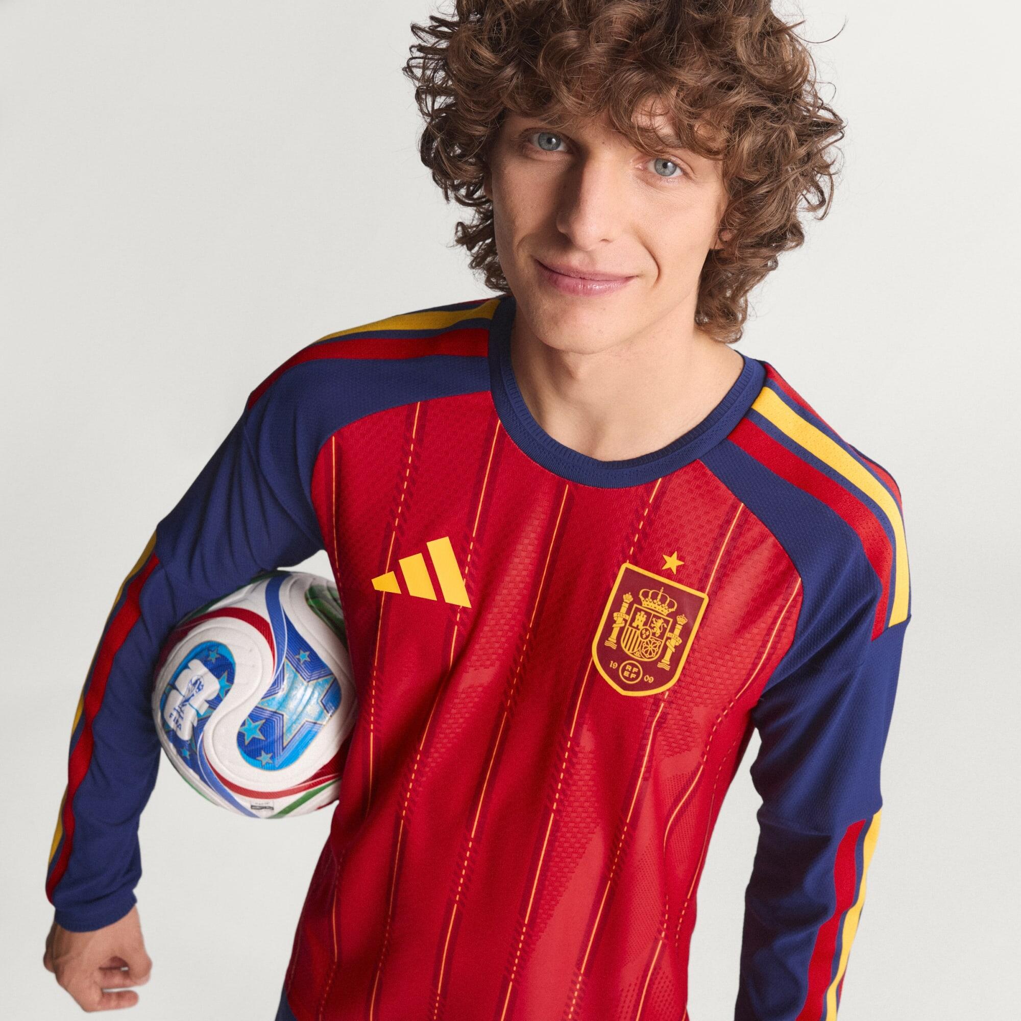 Spanien 26 Authentic Heimtrikot, langärmelig 4/7
