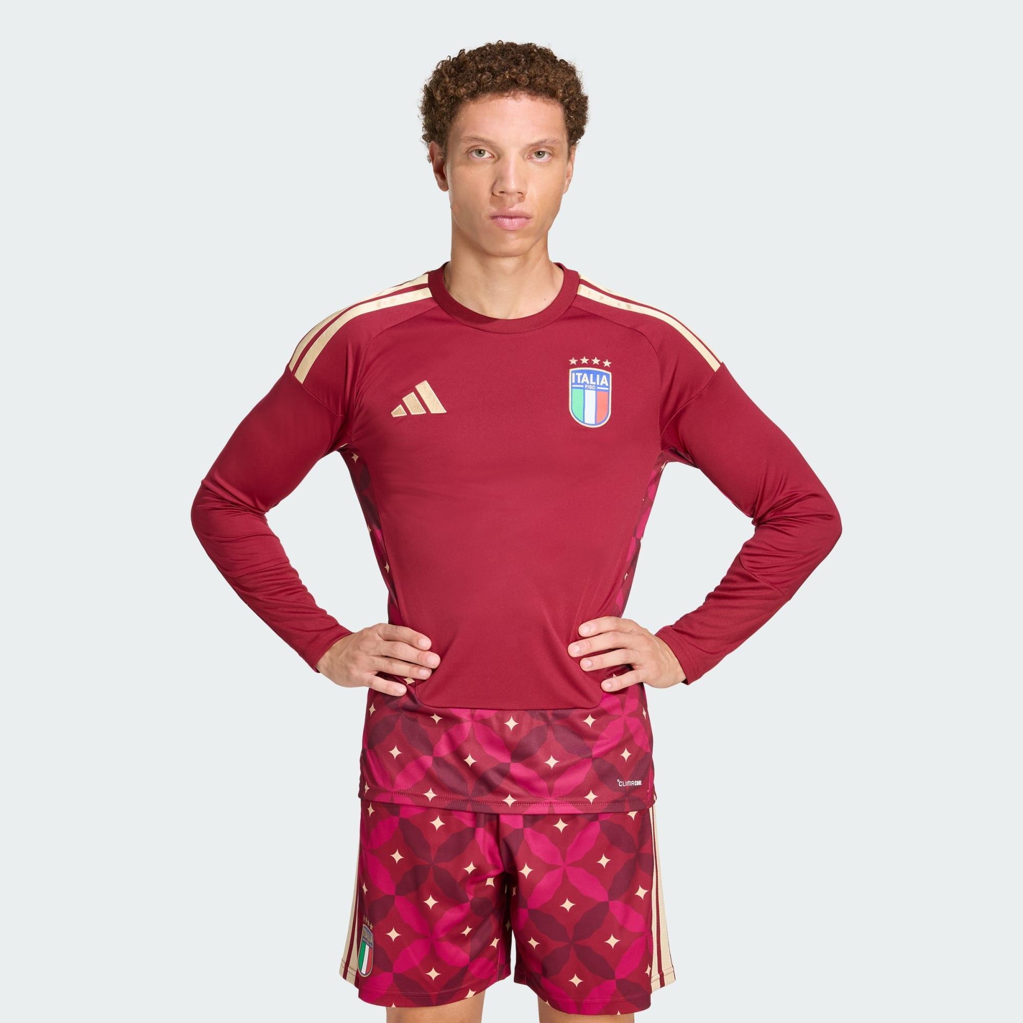 Italien 26 Torwart-Heimtrikot, langärmlig 2/7