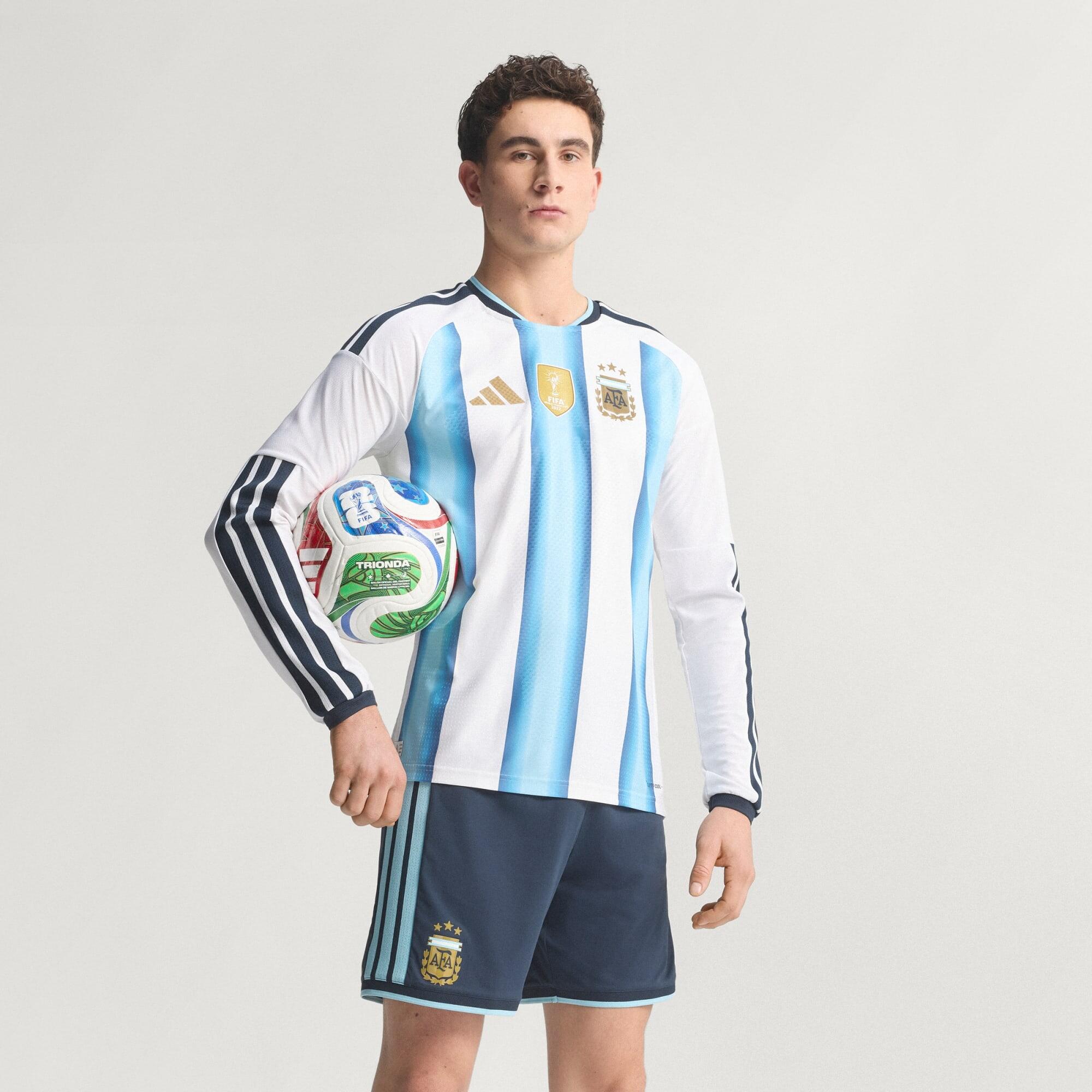 Argentinien 26 Authentic Heimtrikot, langärmlig 4/7