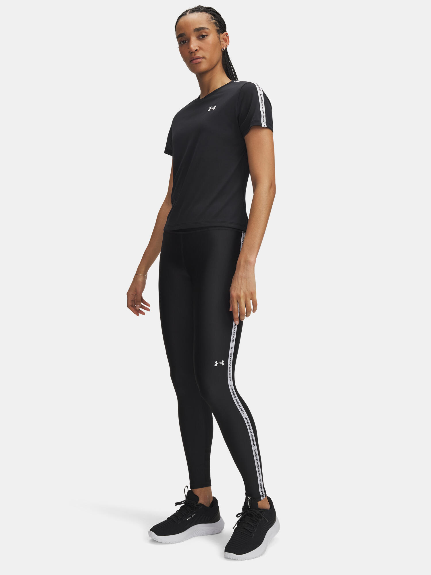 Legginsy fitness damskie z wysokim stanem Tape 3/4