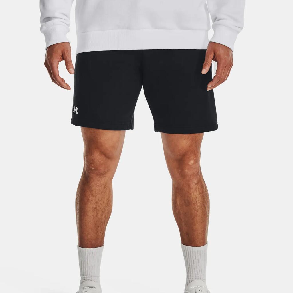 Mens Rival Fleece Shorts (Black)