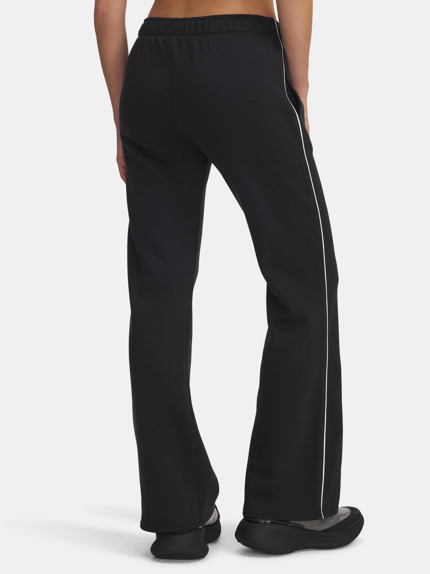 Spodnie Dresowe Damskie UA RIVAL FLC PIPED PANT 6003711-003 2/5