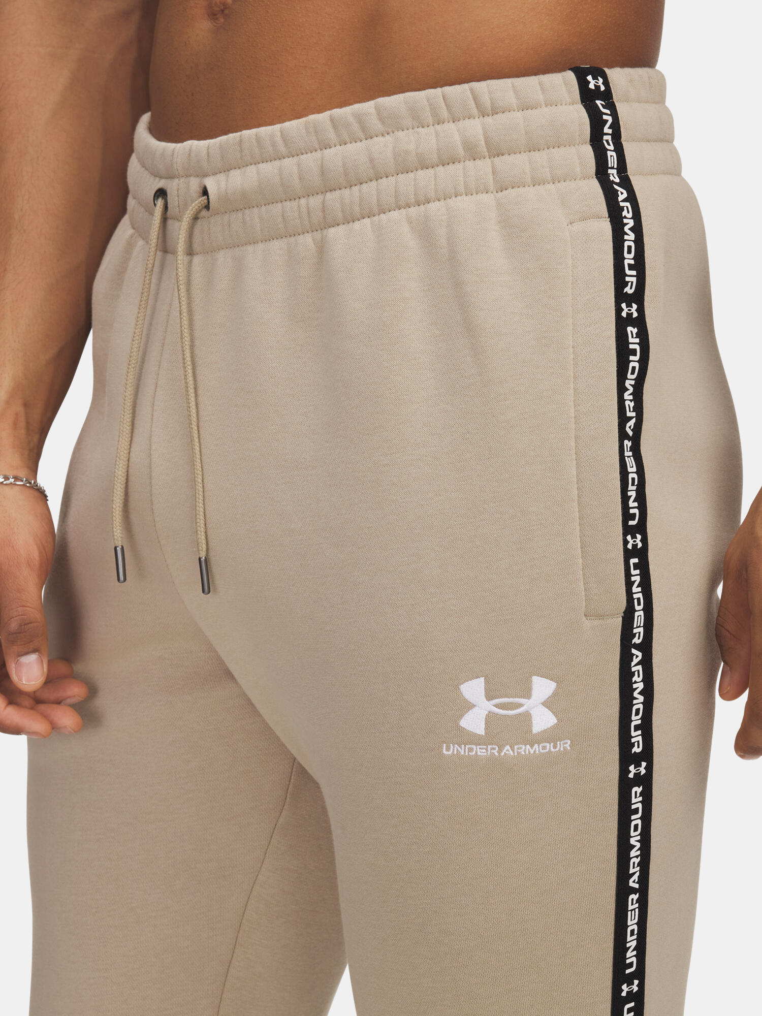 Spodnie męskie Under Armour Icon Fleece Jgr city 3/4