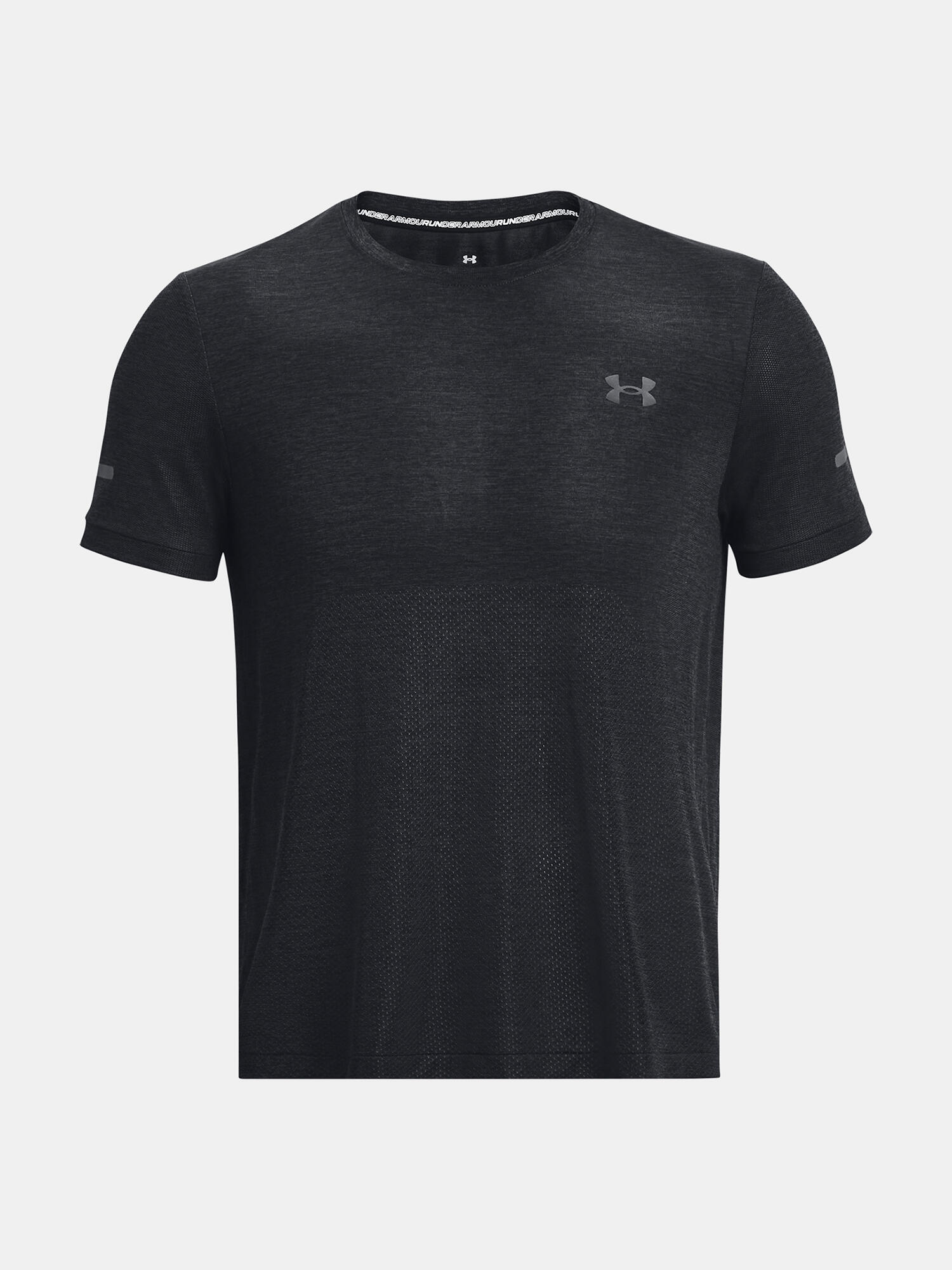 Camiseta de manga corta Under Armour Seamless Stride Negra 6/7