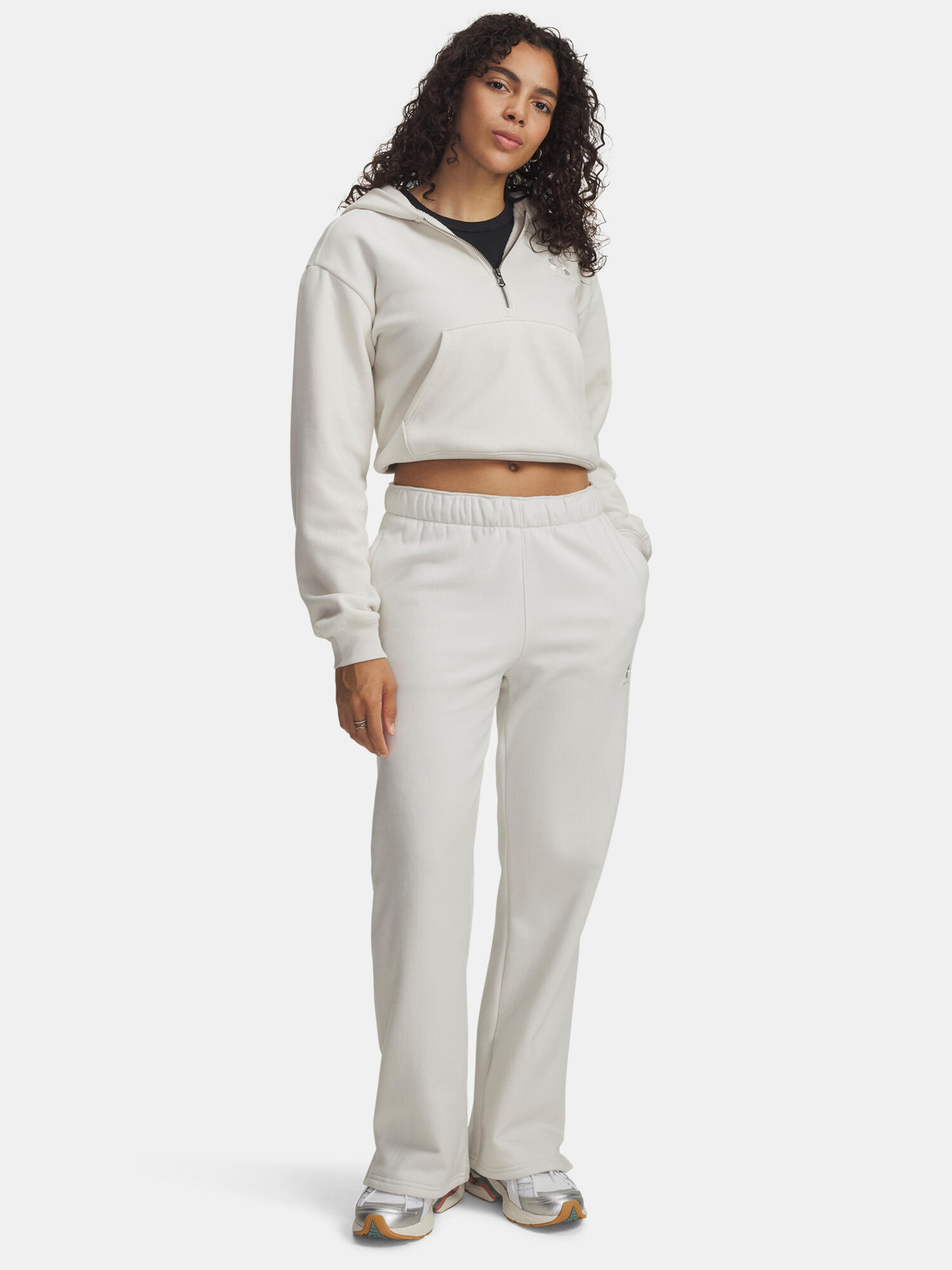 Spodnie Dresowe Damskie UA Icon Vida Flc Pant 6004853-110 4/4
