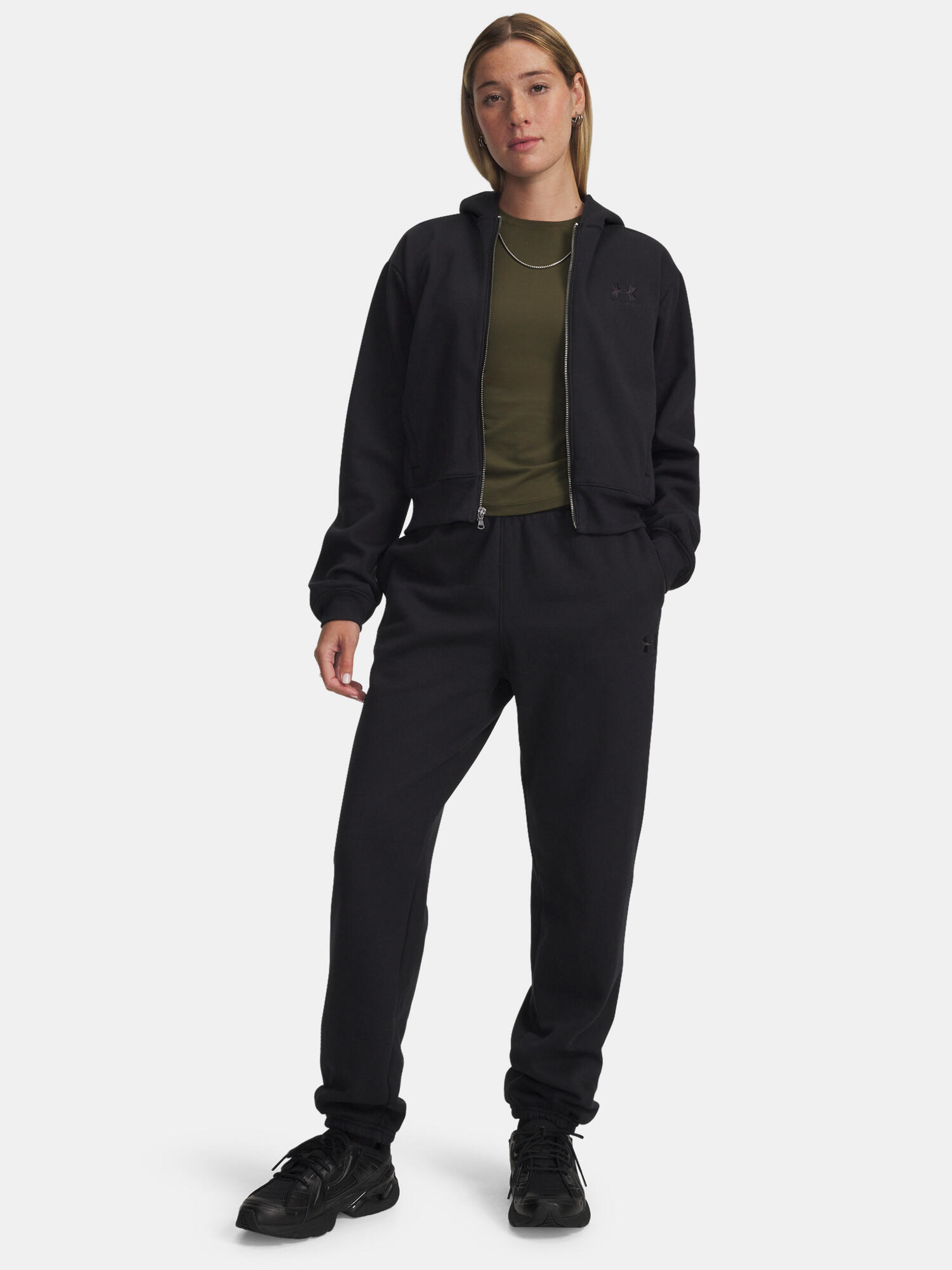 Pantaloni da allenamento donna Under Armour Icon Vida Fleece 4/5