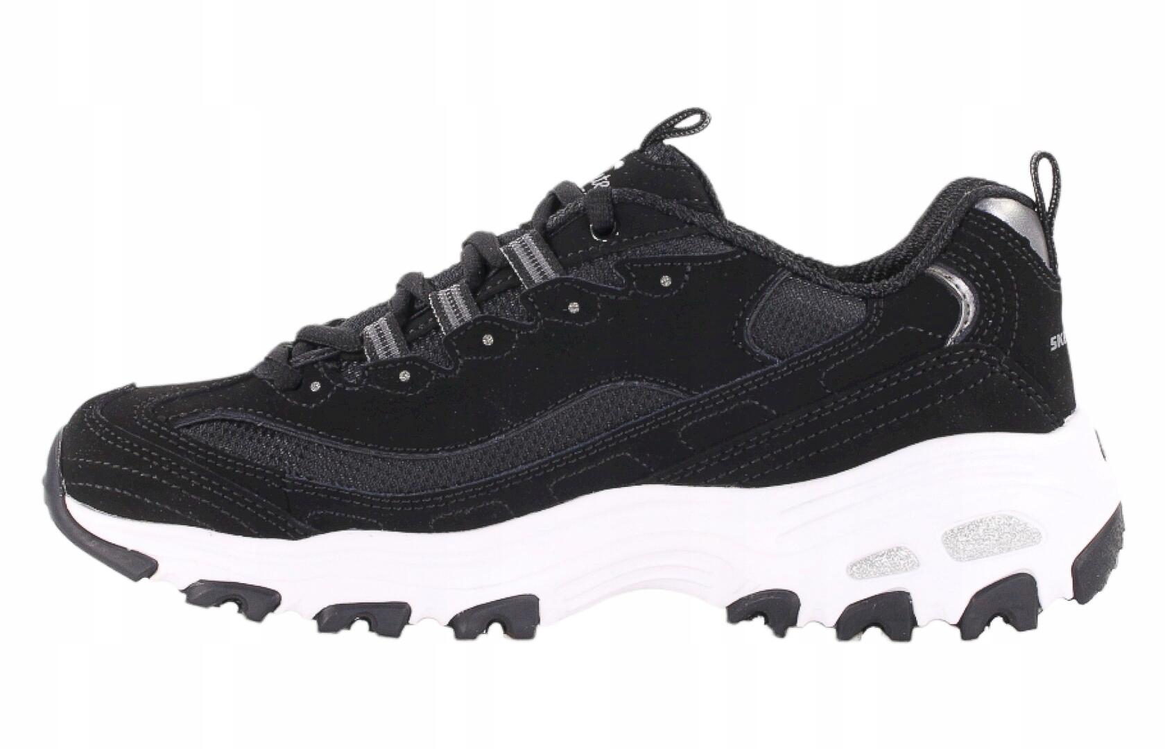 Buty na co dzień damskie SKECHERS D'LITES BIGGEST FANgest 11930-Blk 2/5