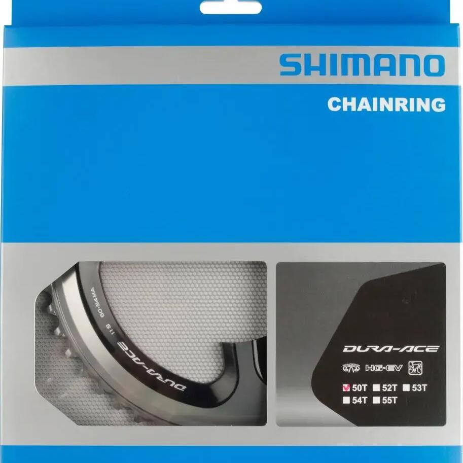Shimano Dura-Ace FC-9000 50T Chainring — 4-arm, 110mm, 11-speed