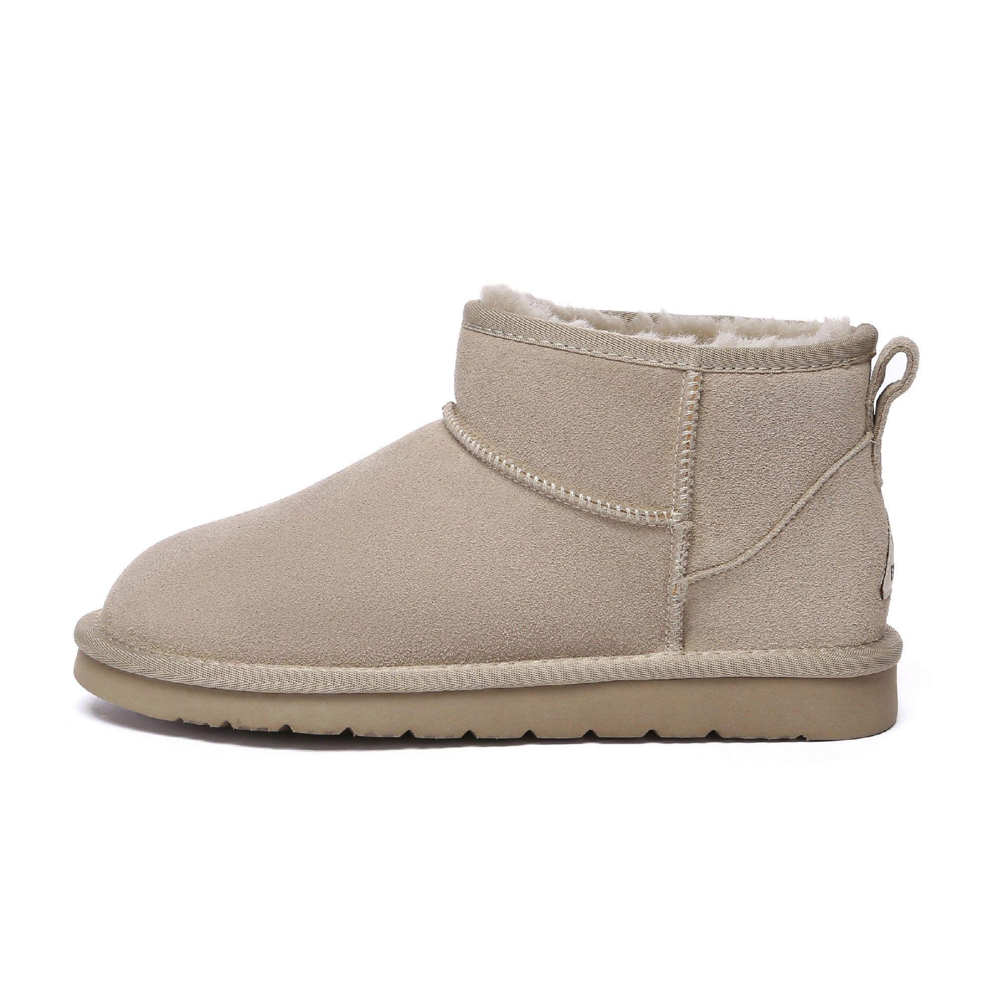 EverAu Womens/Ladies Finch Ultra Classic Cow Suede Mini Boots