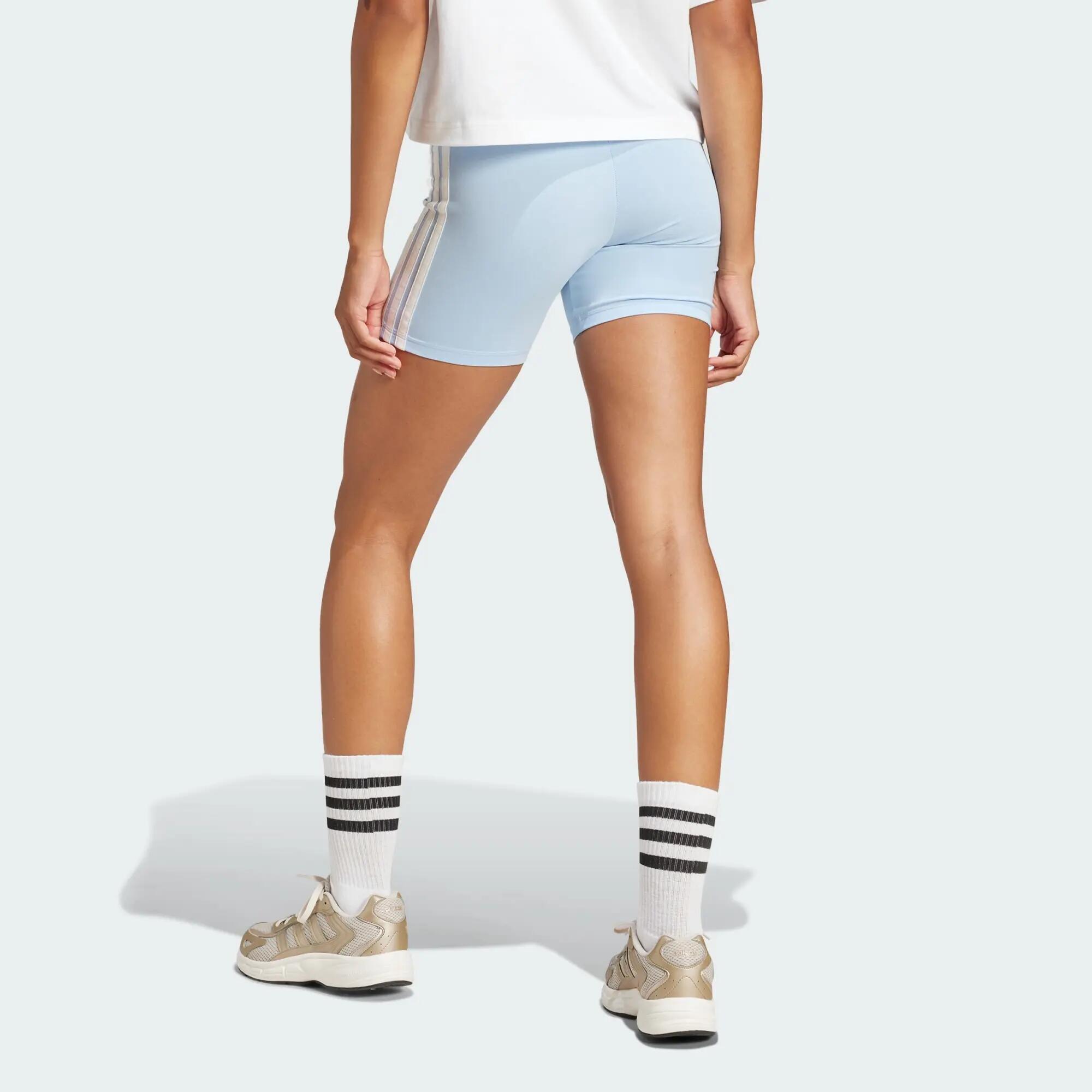 Szorty Essentials 3-Stripes High Waisted Biker 3/5